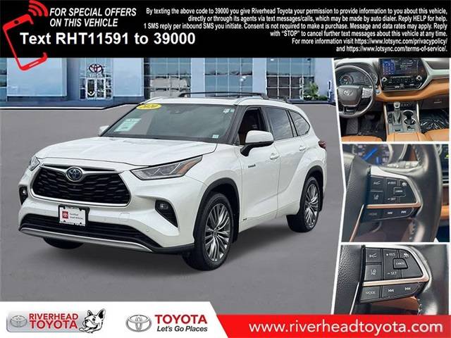 2020 Toyota Highlander Hybrid Limited Platinum — SUV — 73,030 mi — Riverhead, NY