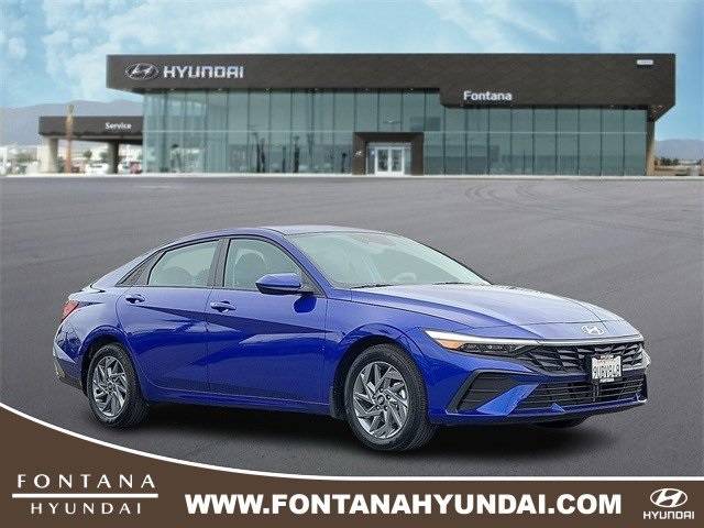 2025 Hyundai Elantra Hybrid Blue — Sedan — 3,058 mi — Fontana, CA