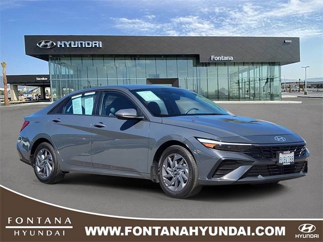 2025 Hyundai Elantra Hybrid Blue — Sedan — 3,375 mi — Fontana, CA