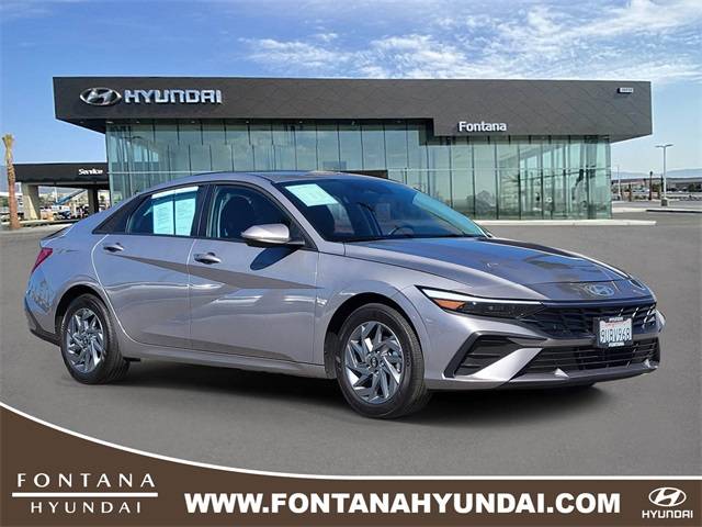 2025 Hyundai Elantra Hybrid Blue — Sedan — 3,758 mi — Fontana, CA