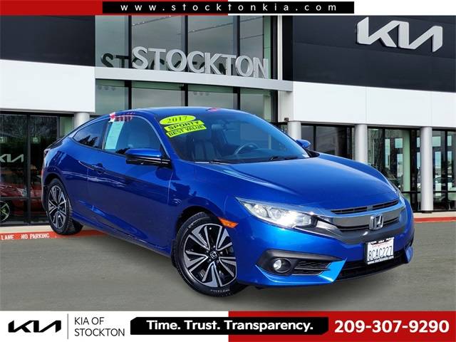 2017 Honda Civic EX-T — Coupe — 76,794 mi — Stockton, CA