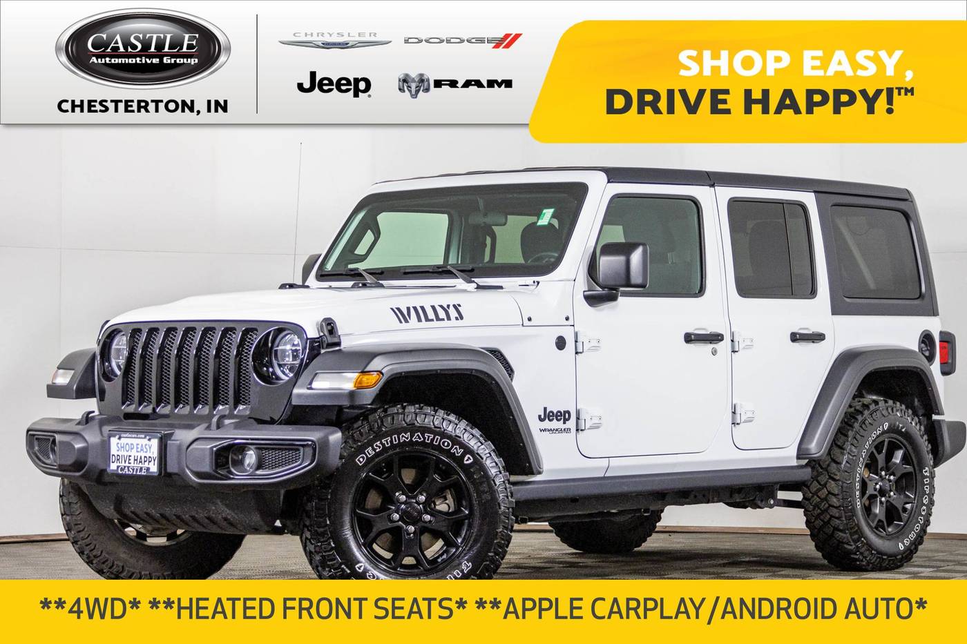 2021 Jeep Wrangler Willys — SUV — 46,967 mi — Chesterton, IN