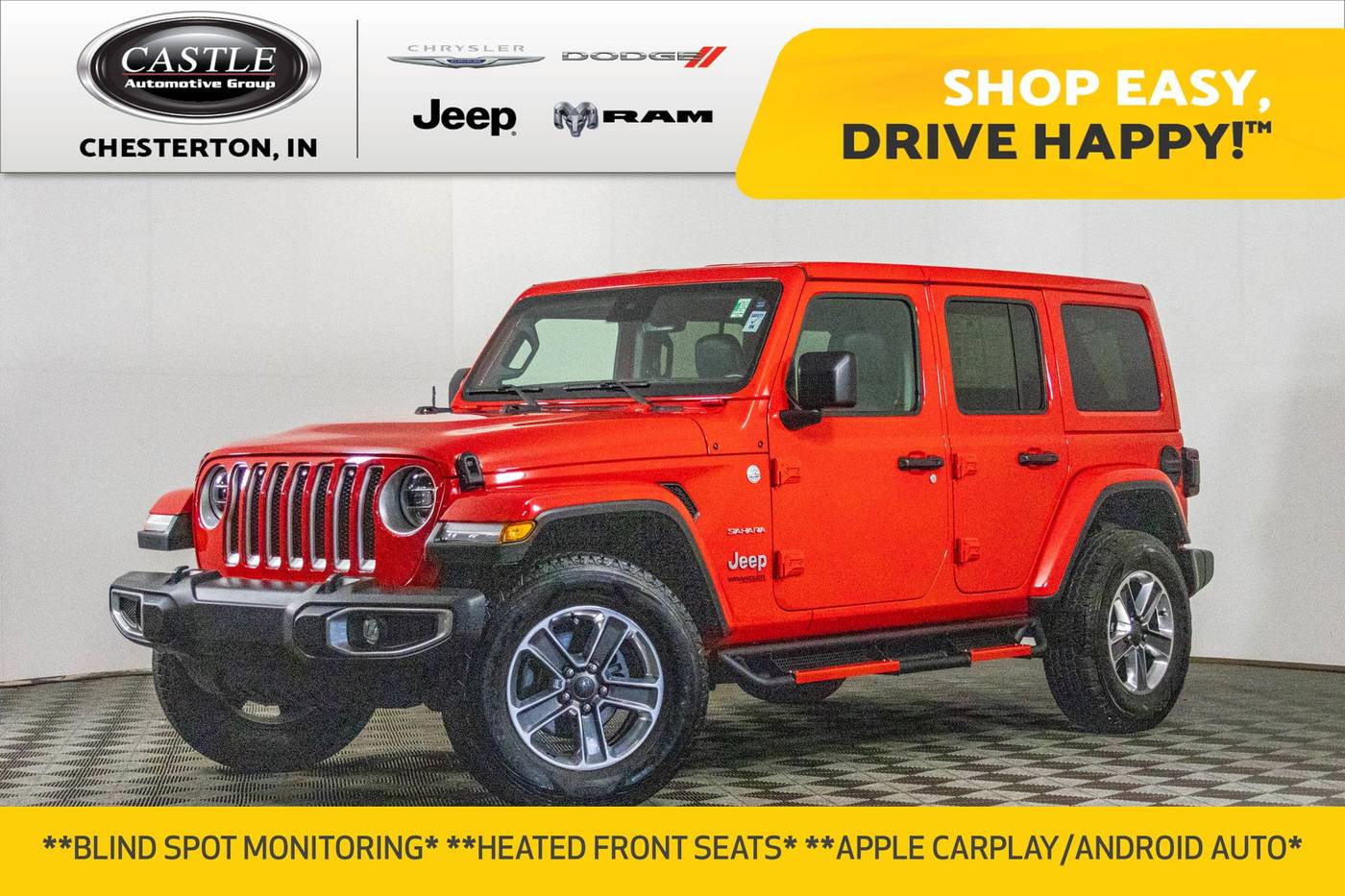 2022 Jeep Wrangler Sahara — SUV — 27,000 mi — Chesterton, IN
