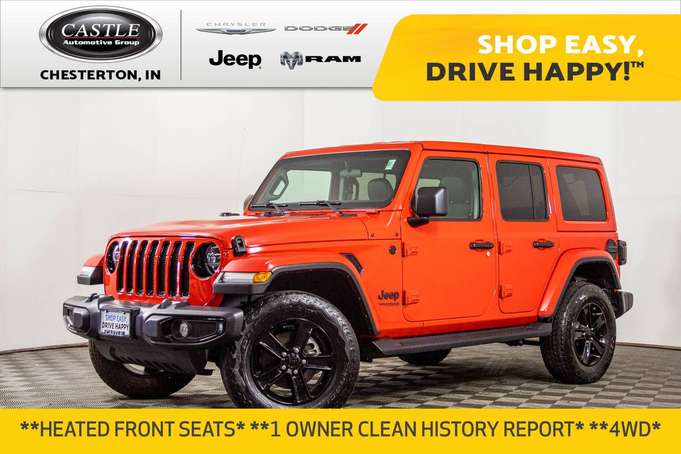 2021 Jeep Wrangler Sahara Altitude — SUV — 37,985 mi — Chesterton, IN