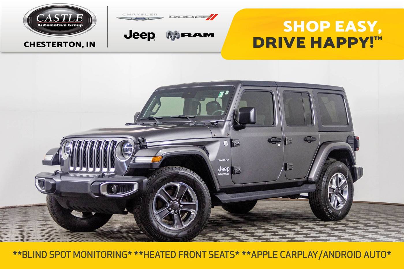 2019 Jeep Wrangler Sahara — SUV — 59,381 mi — Chesterton, IN