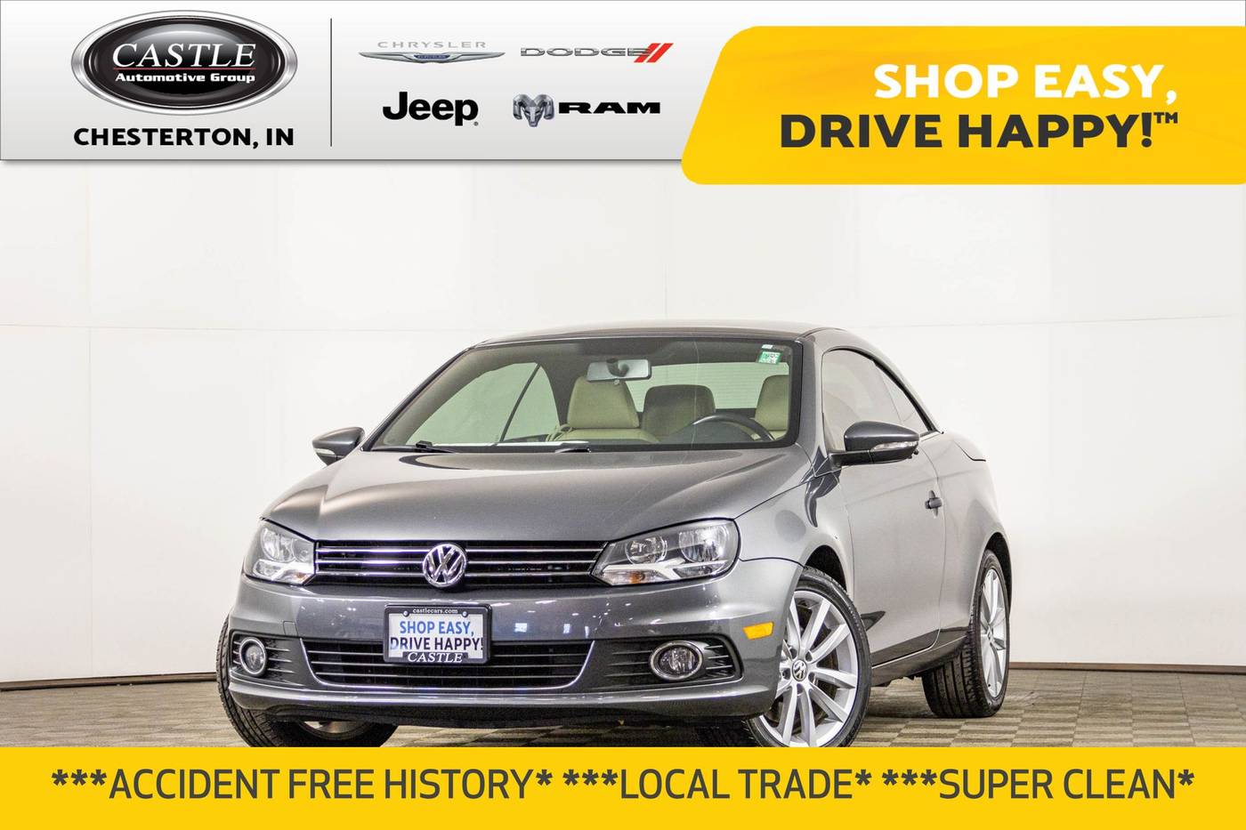 2013 Volkswagen Eos Komfort — Convertible — 63,328 mi — Chesterton, IN