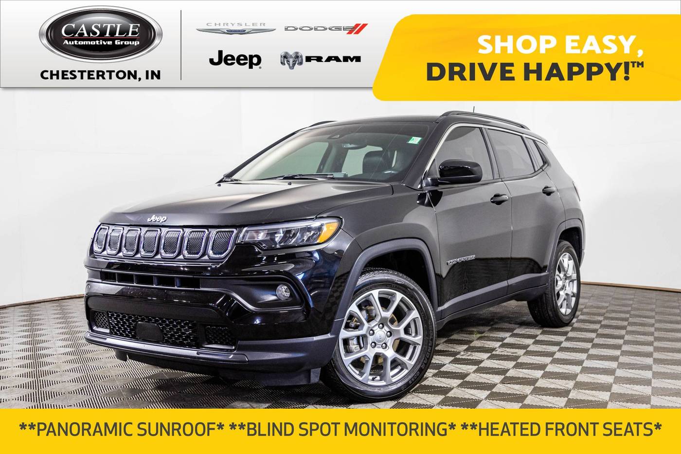 2022 Jeep Compass Latitude Lux — SUV — 15,815 mi — Chesterton, IN