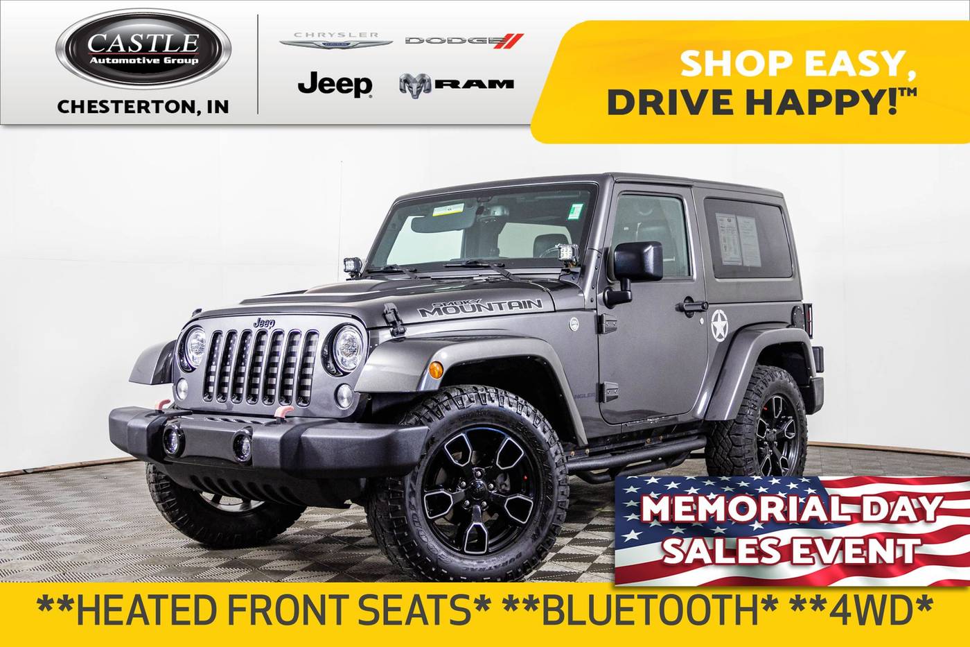 2017 Jeep Wrangler Smoky Mountain — SUV — 50,416 mi — Chesterton, IN