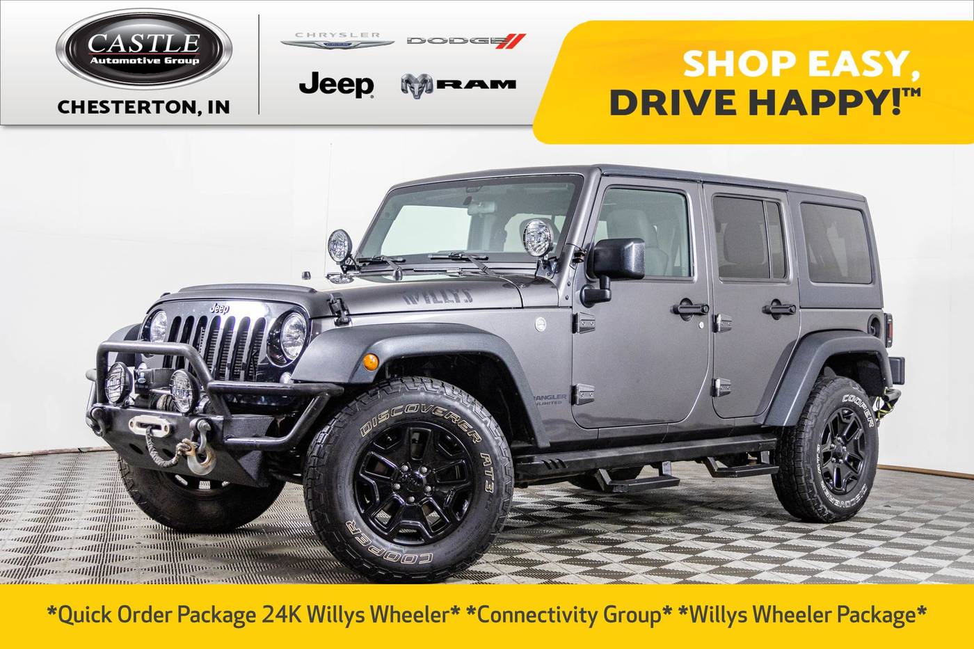 2016 Jeep Wrangler Willys Wheeler — SUV — 92,756 mi — Chesterton, IN