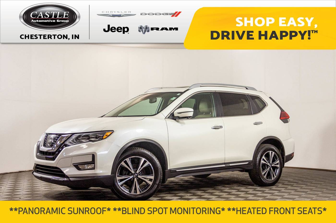 2017 Nissan Rogue SL — SUV — 128,003 mi — Chesterton, IN