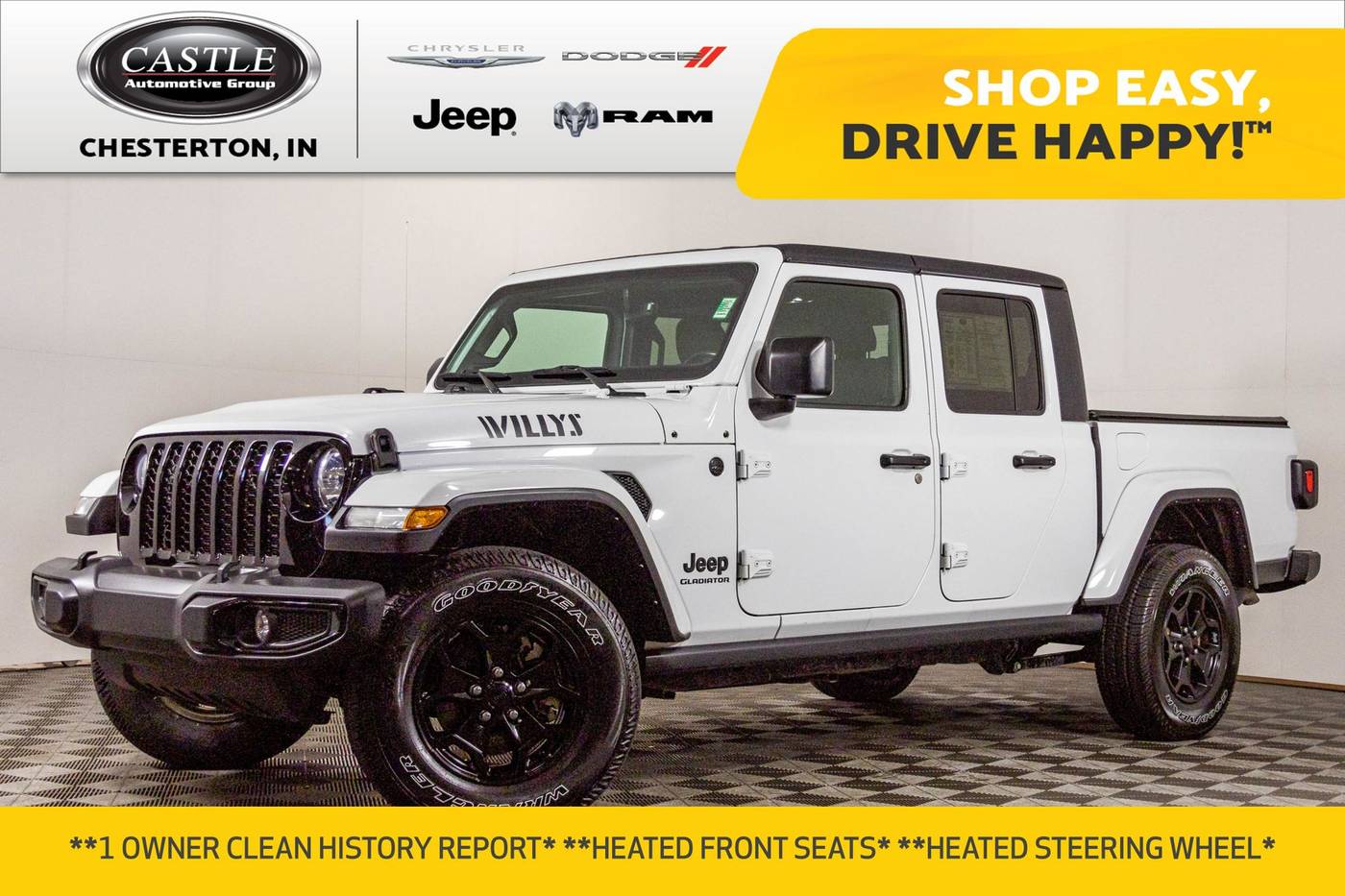 2021 Jeep Gladiator Willys — Pickup Truck — 44,545 mi — Chesterton, IN