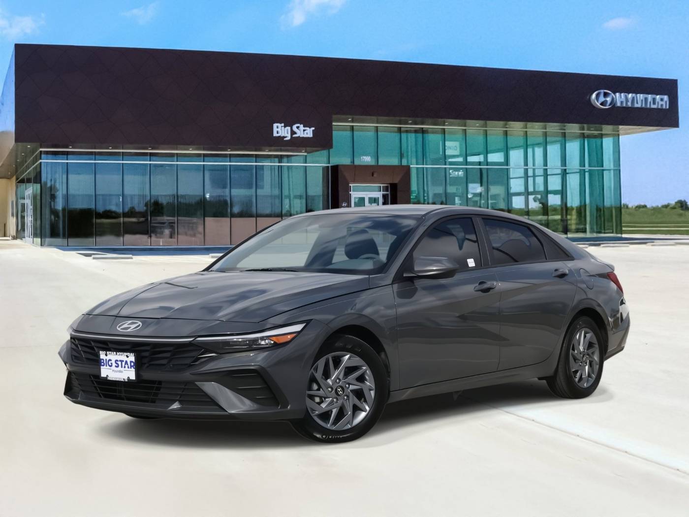 2024 Hyundai Elantra Hybrid Blue — Sedan — 19,811 mi — Friendswood, TX