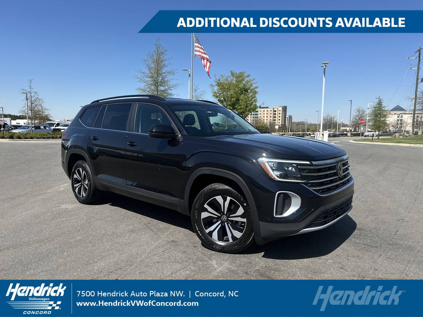 2024 Volkswagen Atlas SE — SUV — 11,913 mi — Concord, NC