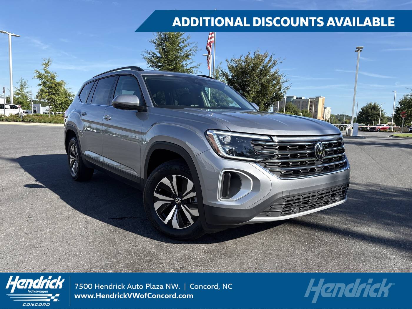 2025 Volkswagen Atlas SE — SUV — 20,890 mi — Concord, NC