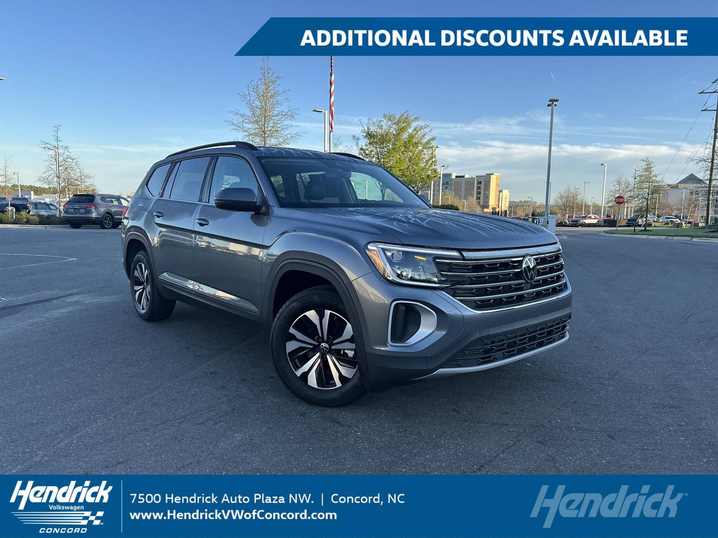 2024 Volkswagen Atlas SE — SUV — 12,813 mi — Concord, NC