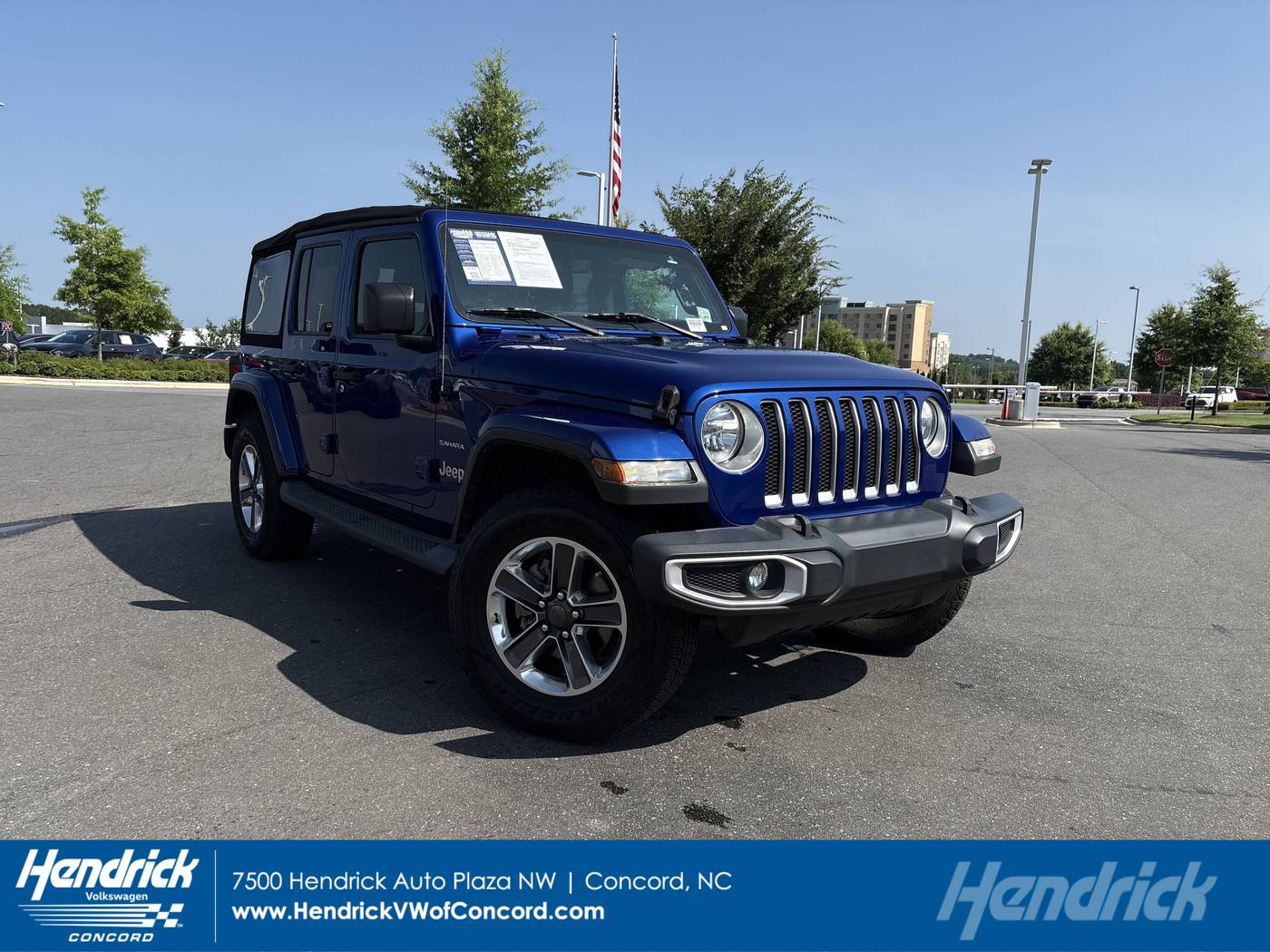 2019 Jeep Wrangler Sahara — SUV — 47,531 mi — Concord, NC