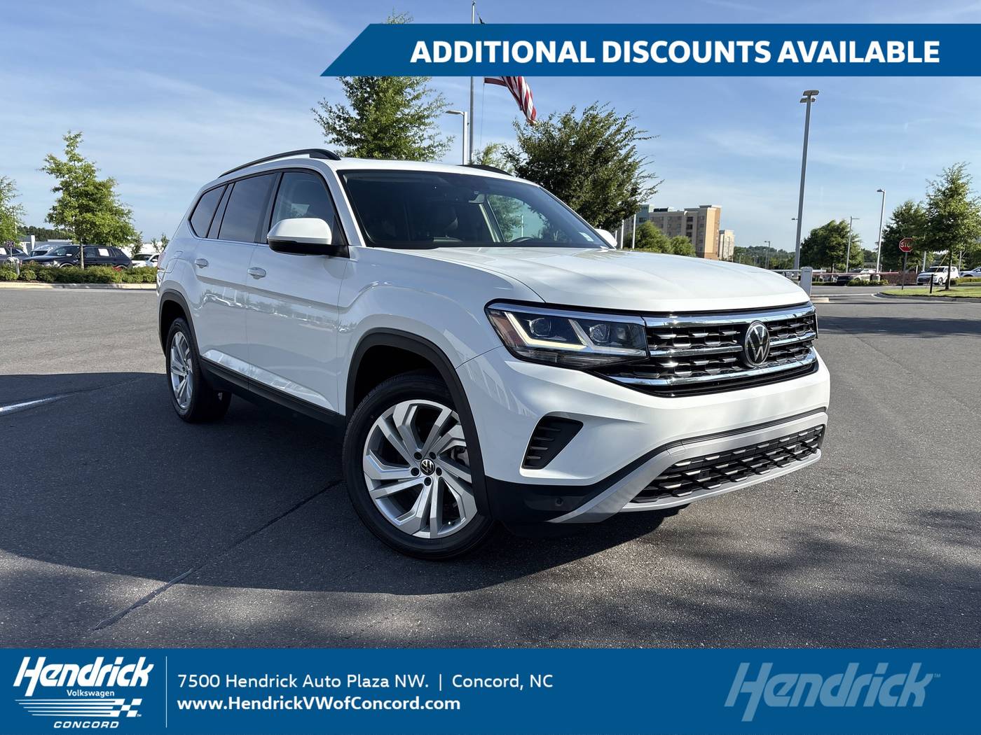 2021 Volkswagen Atlas SE with Technology — SUV — 31,059 mi — Concord, NC