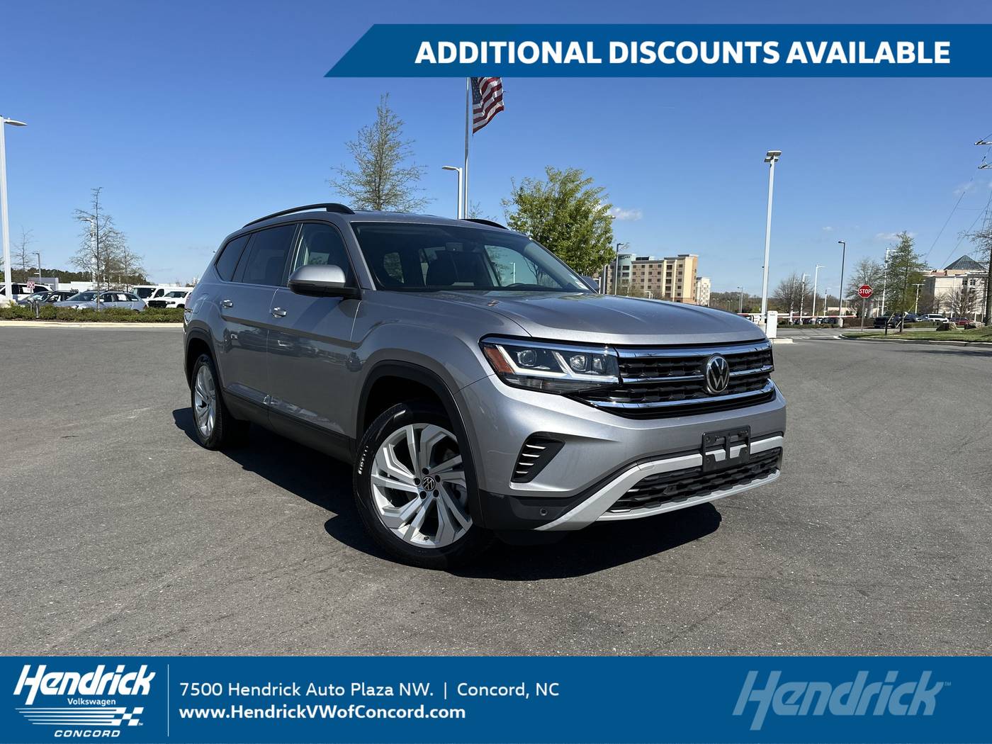 2022 Volkswagen Atlas SE with Technology — SUV — 36,691 mi — Concord, NC