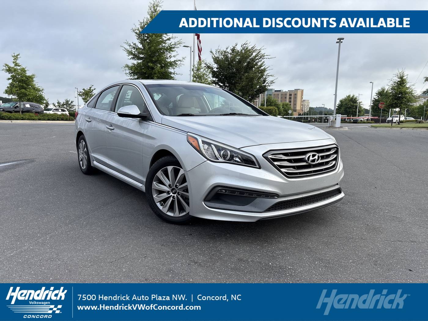 2016 Hyundai Sonata Sport — Sedan — 75,204 mi — Concord, NC