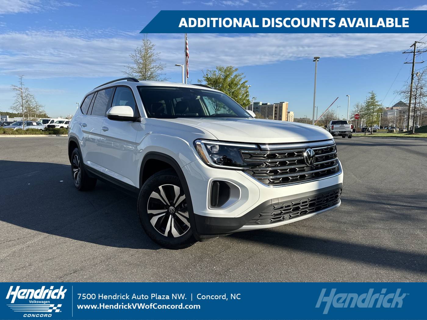 2024 Volkswagen Atlas SE — SUV — 12,315 mi — Concord, NC