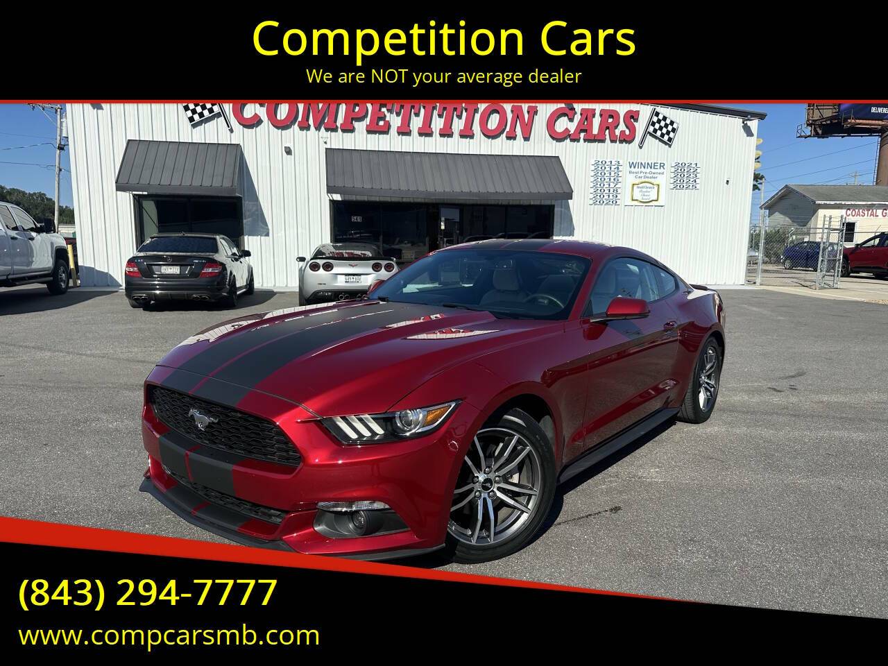 2017 Ford Mustang EcoBoost Premium — Coupe — 25,712 mi — Myrtle Beach, SC