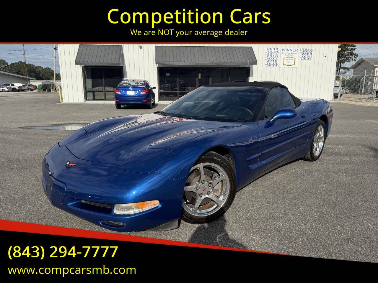 2002 Chevrolet Corvette Base — Convertible — 38,111 mi — Myrtle Beach, SC