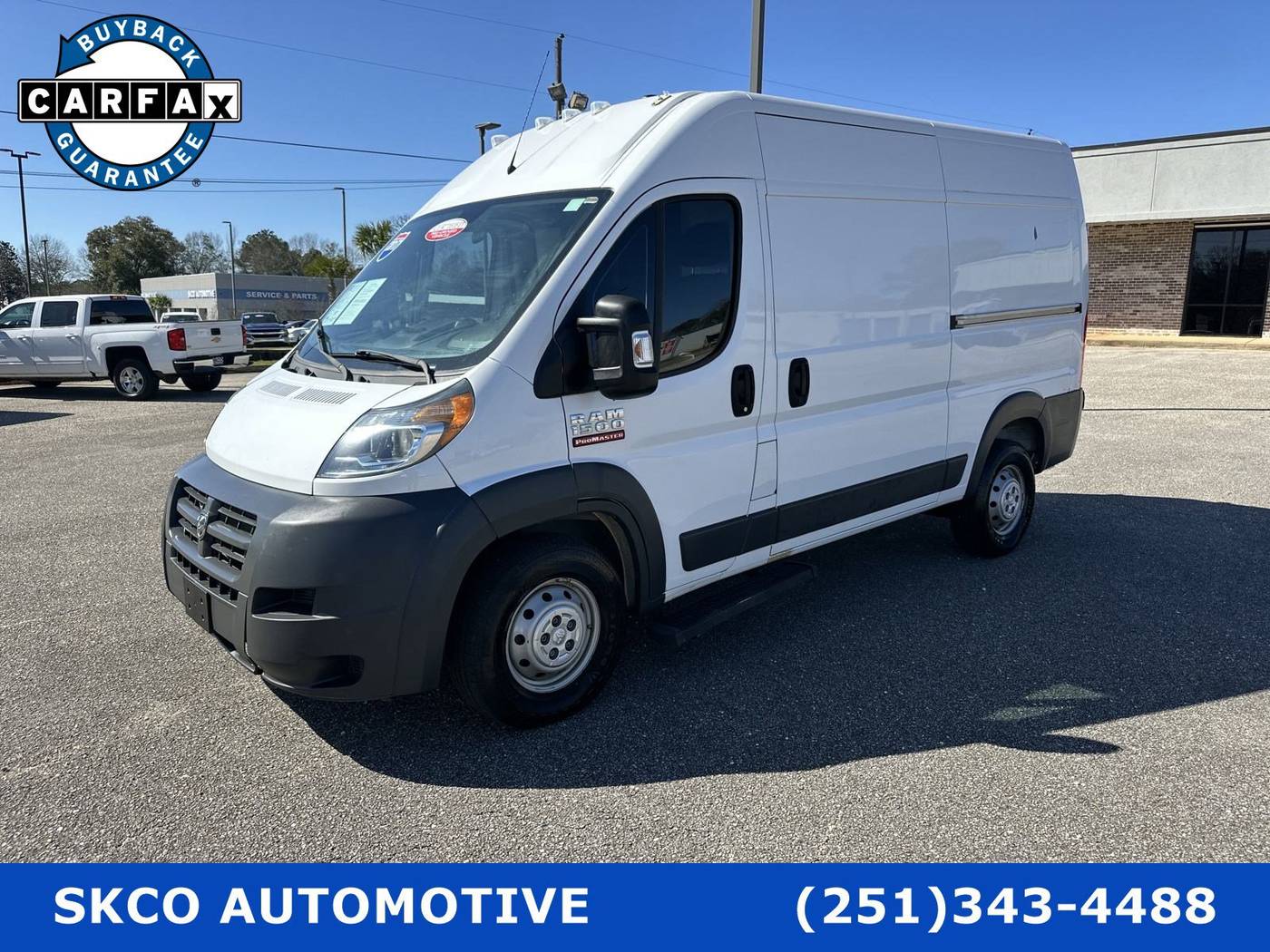 2017 Ram ProMaster Cargo Van 1500 — Cargo Van — 37,845 mi — Mobile, AL