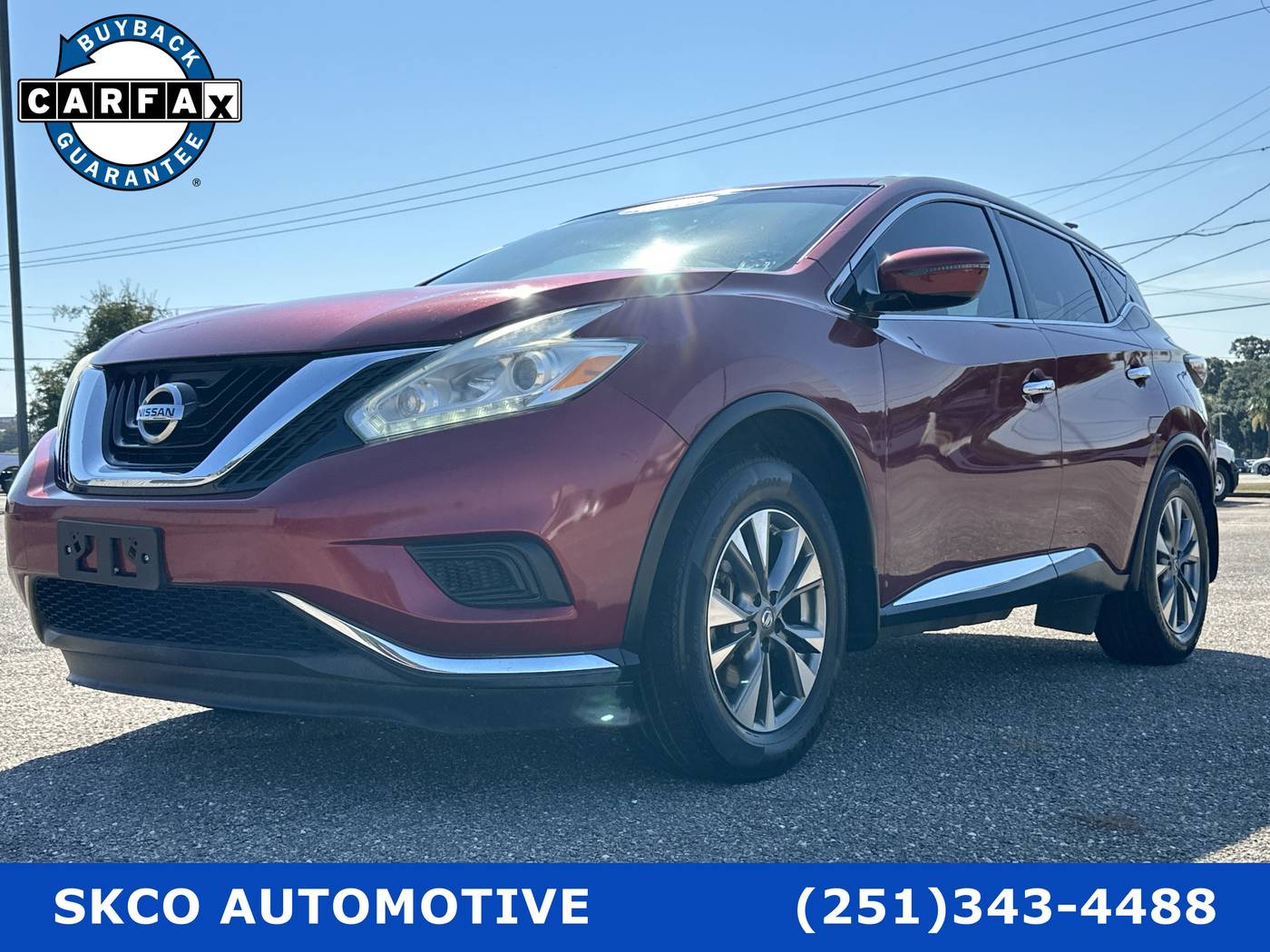 2016 Nissan Murano S — SUV — 113,620 mi — Mobile, AL