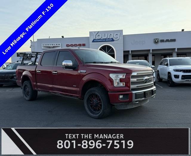 2015 Ford F-150 Platinum — Pickup Truck — 99,867 mi — Layton, UT
