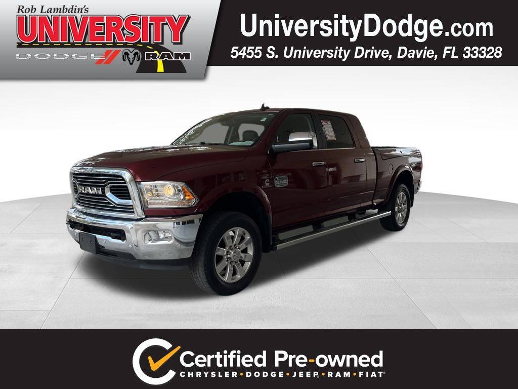 2018 Ram 2500 Longhorn — Pickup Truck — 106,842 mi — Davie, FL