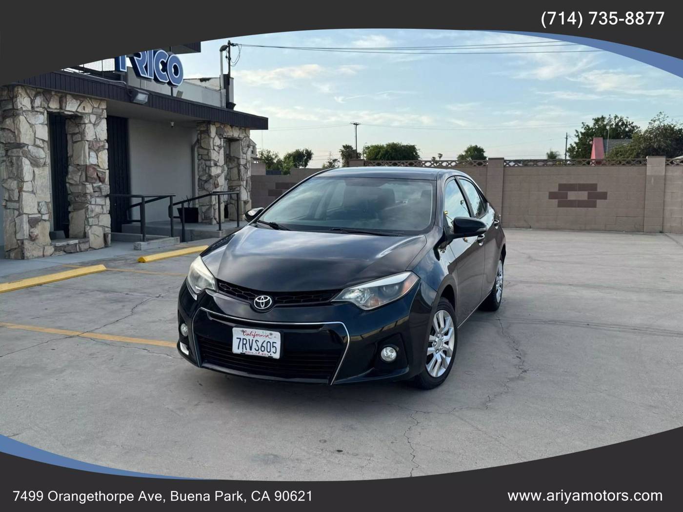 2016 Toyota Corolla S Plus