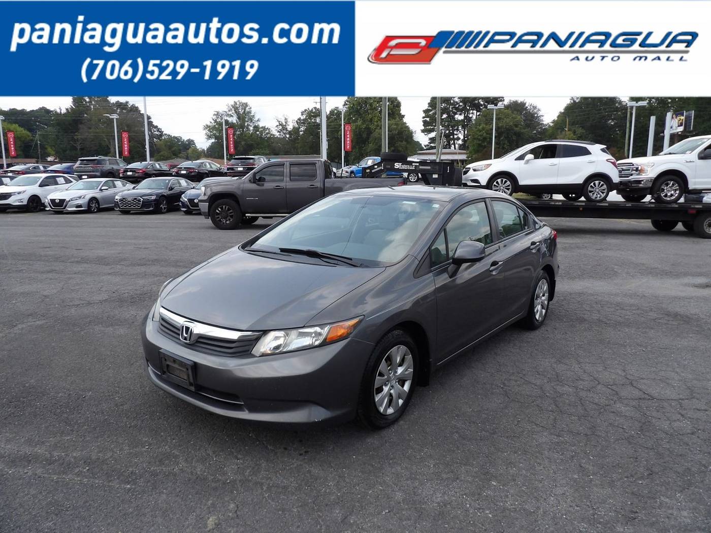 2012 Honda Civic LX — Sedan — 204,783 mi — Dalton, GA