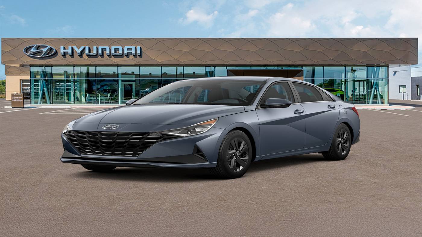 2023 Hyundai Elantra Hybrid Blue — Sedan — 15,203 mi — Yorkville, NY