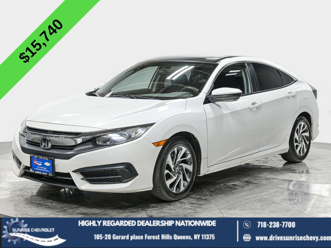 2018 Honda Civic EX — Sedan — 71,500 mi — Forest Hills, NY