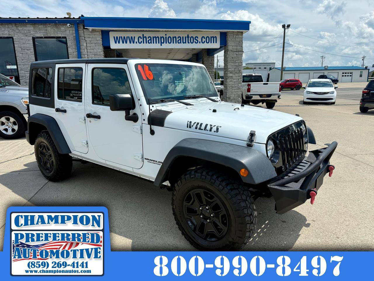 2016 Jeep Wrangler Willys Wheeler — SUV — 80,116 mi — Nicholasville, KY