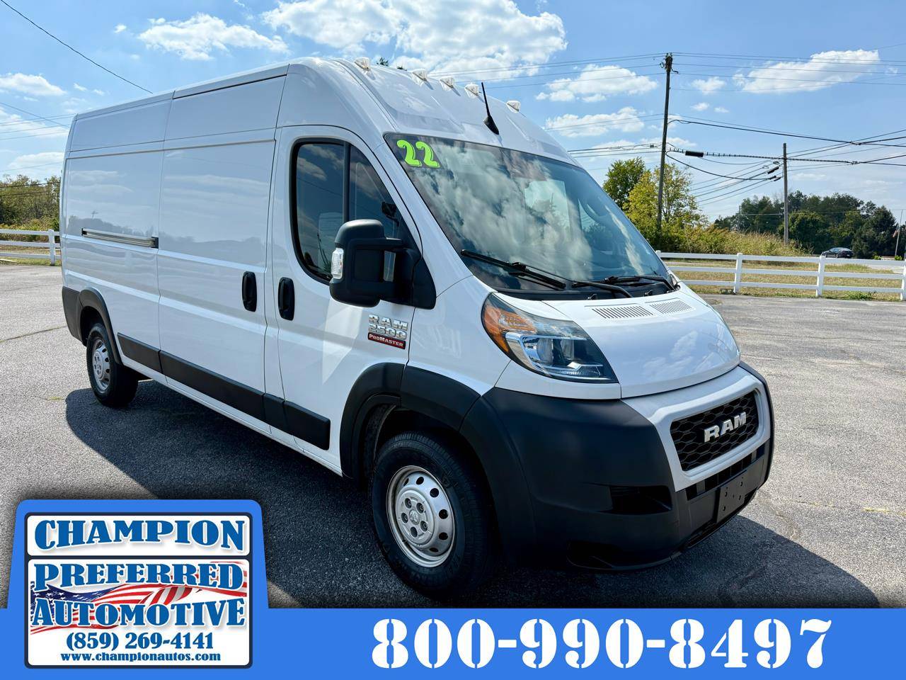 2022 Ram ProMaster Cargo Van 2500 — Cargo Van — 103,625 mi — Nicholasville, KY