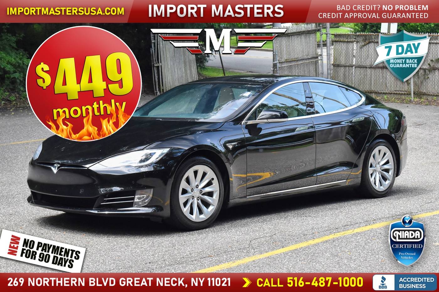 2019 Tesla Model S Standard Range — Hatchback — 45,903 mi — Great Neck, NY