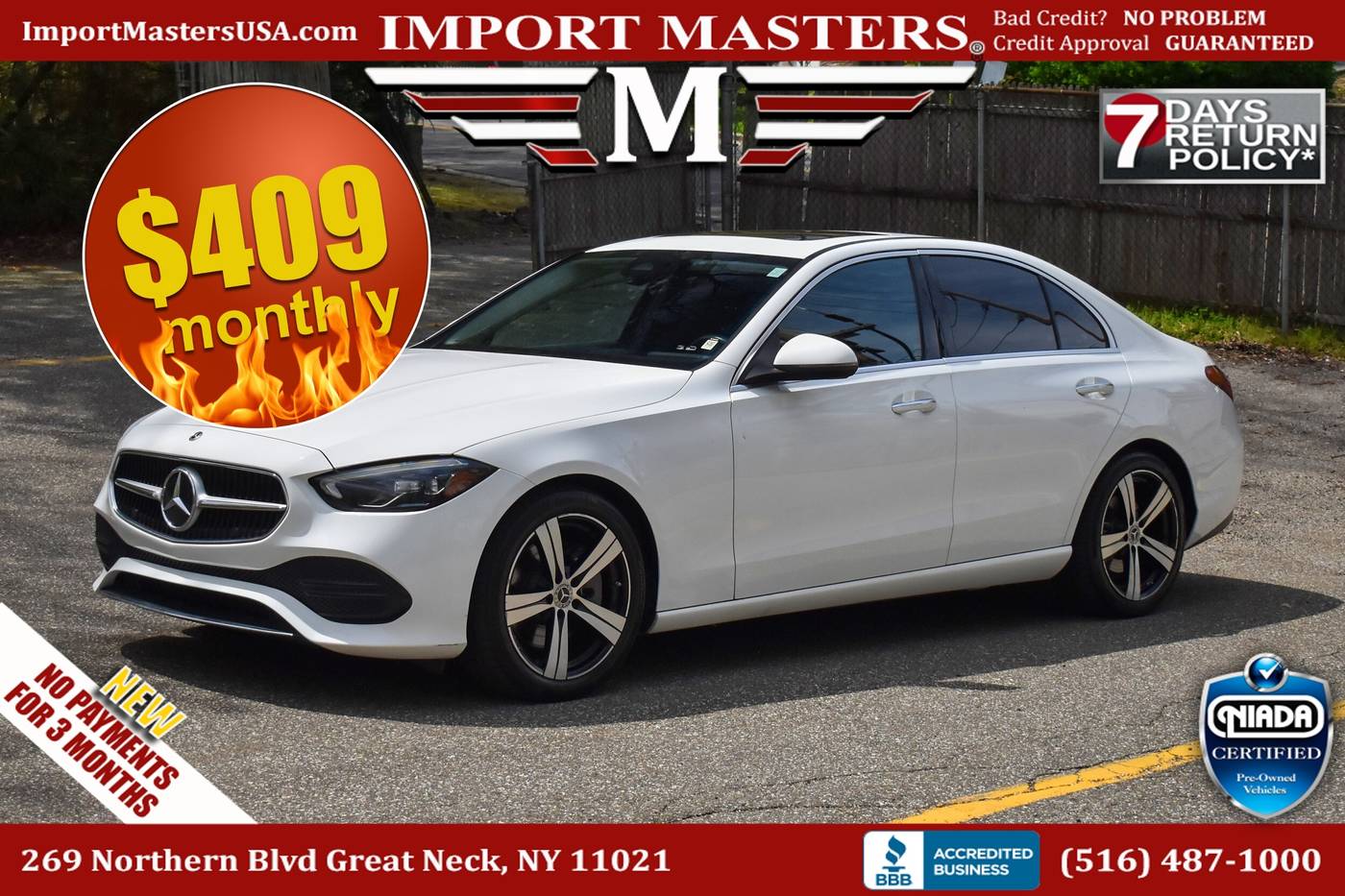 2023 Mercedes-Benz C-Class C 300 — Sedan — 50,644 mi — Great Neck, NY