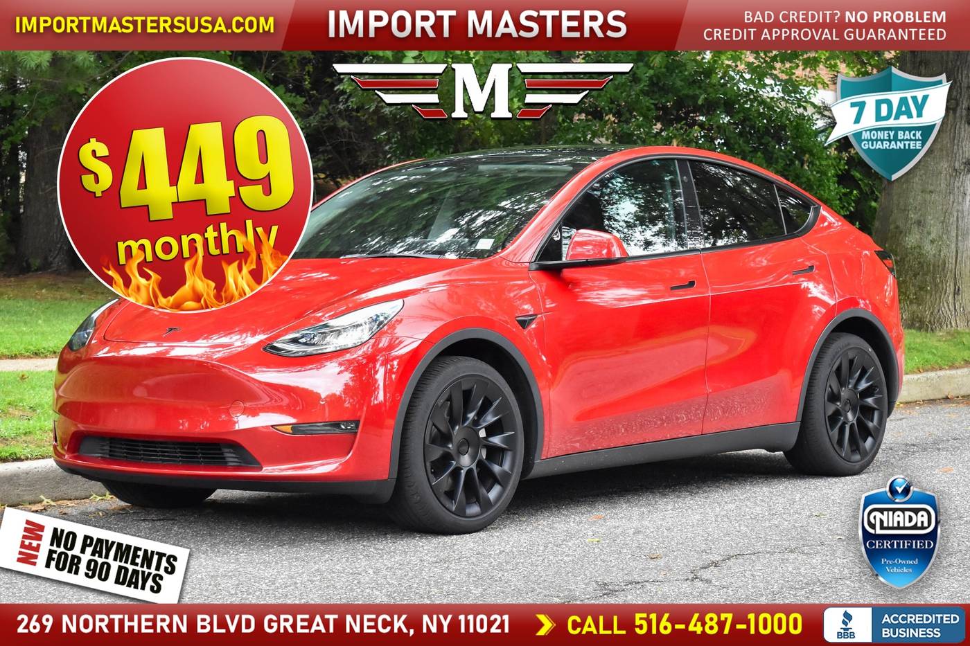 2022 Tesla Model Y Long Range — SUV — 29,669 mi — Great Neck, NY