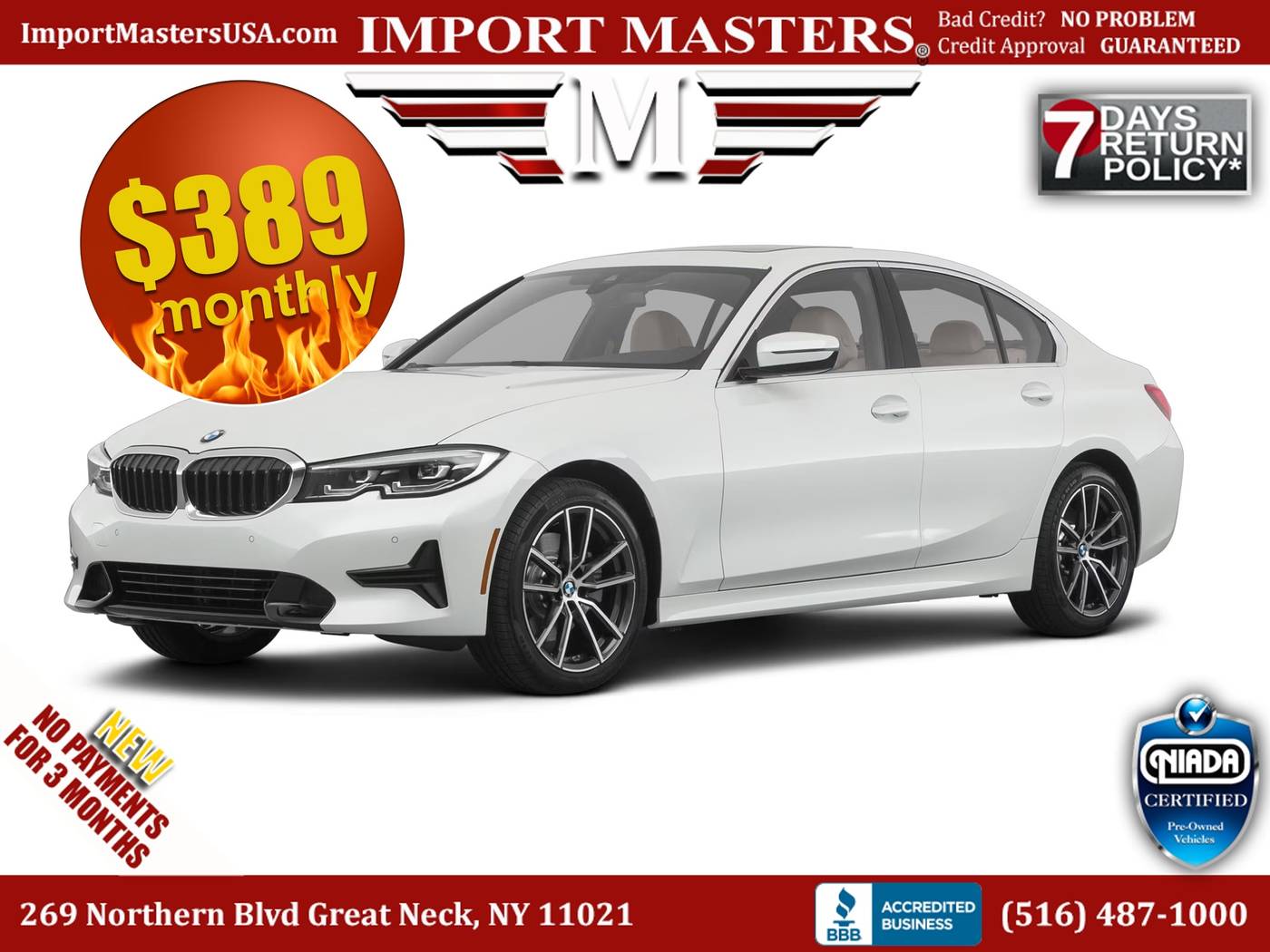 2021 BMW 3 Series 330i — Sedan — 50,003 mi — Great Neck, NY