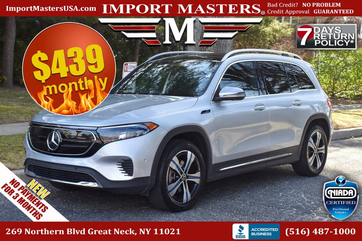 2022 Mercedes-Benz EQB EQB 350 — SUV — 9,584 mi — Great Neck, NY
