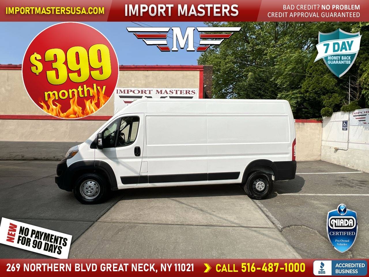 2023 Ram ProMaster Cargo Van 2500 — Cargo Van — 30,778 mi — Great Neck, NY