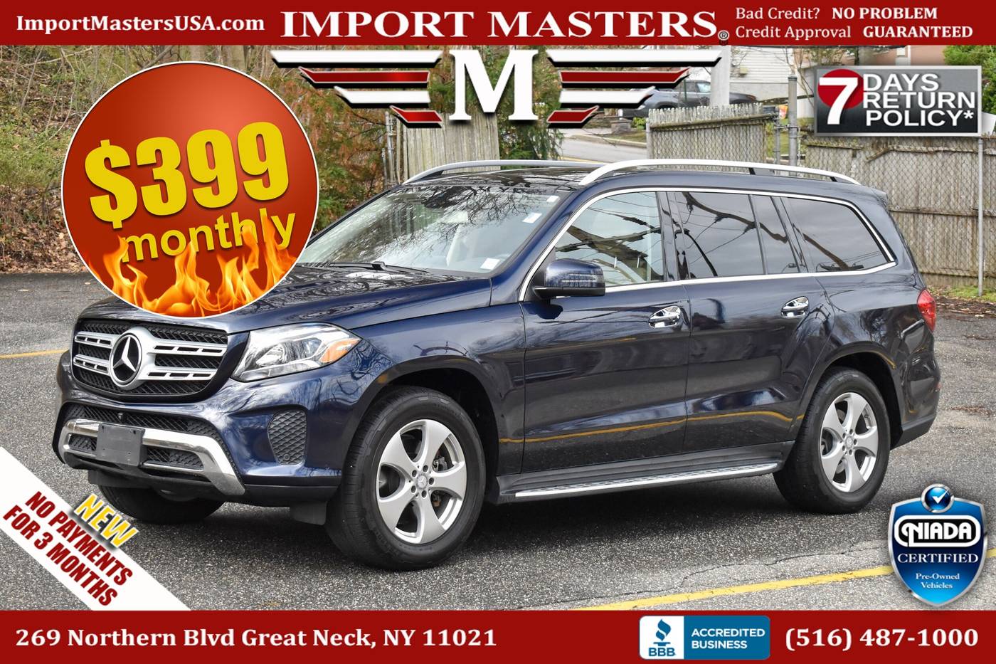 2017 Mercedes-Benz GLS GLS 450 — SUV — 46,601 mi — Great Neck, NY