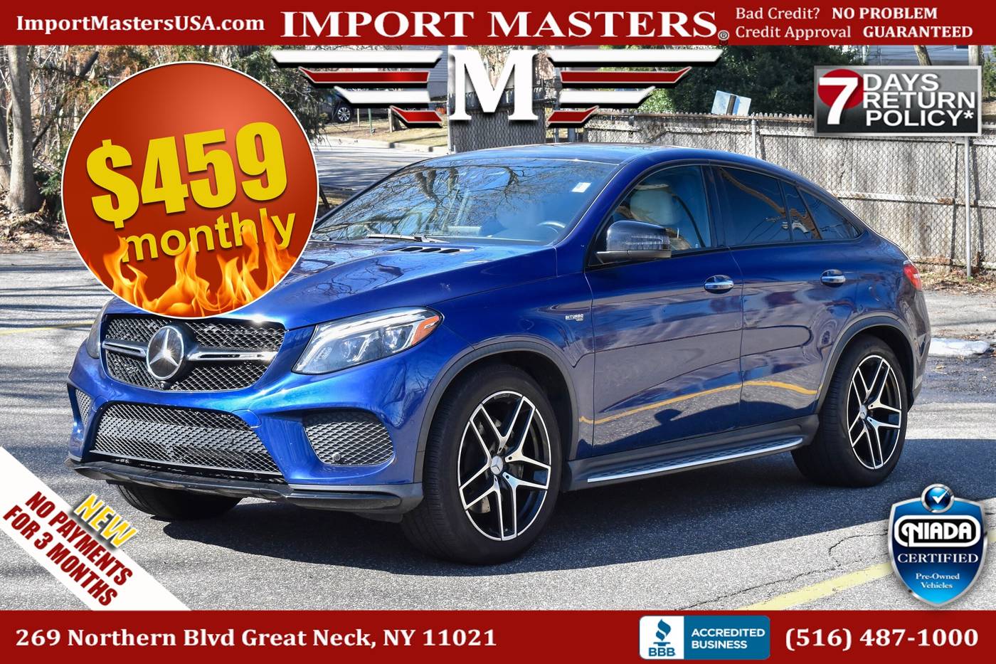 2019 Mercedes-Benz GLE GLE 43 AMG — SUV — 71,166 mi — Great Neck, NY