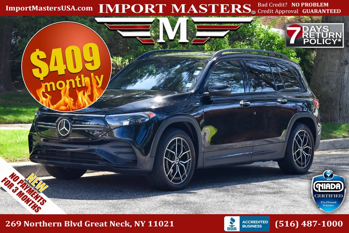 2022 Mercedes-Benz EQB EQB 350 — SUV — 29,042 mi — Great Neck, NY