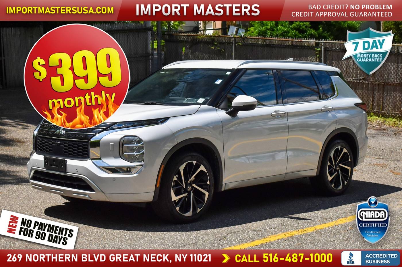 2022 Mitsubishi Outlander SEL — SUV — 15,962 mi — Great Neck, NY