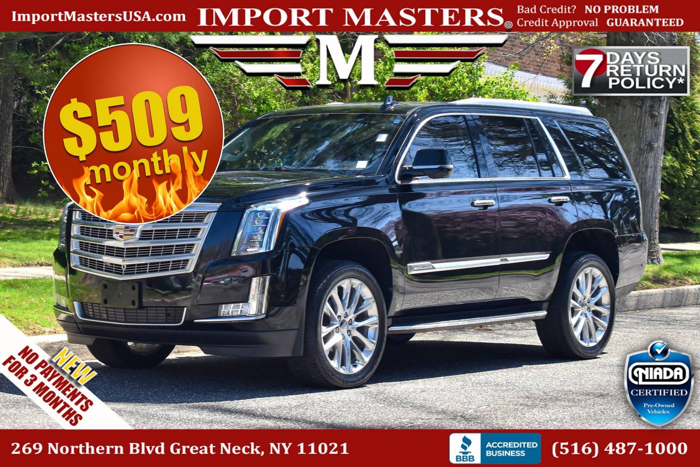 2019 Cadillac Escalade Luxury — SUV — 65,958 mi — Great Neck, NY