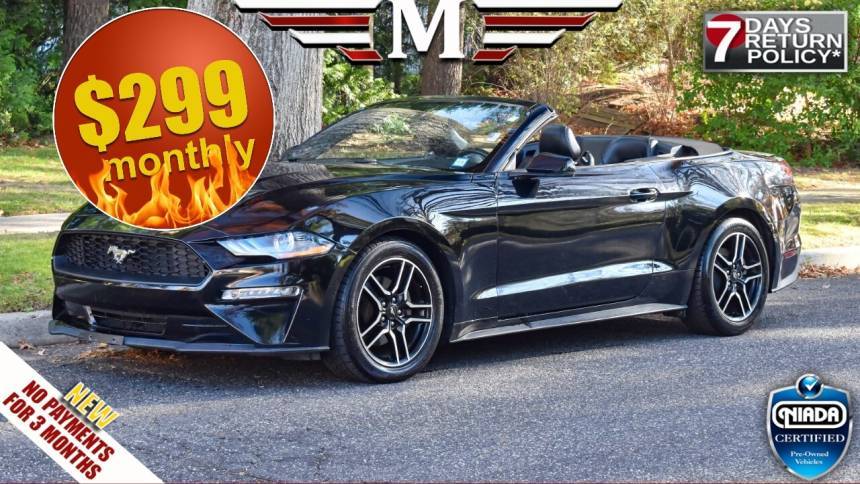 2019 Ford Mustang EcoBoost Premium — Convertible — 63,475 mi — Great Neck, NY