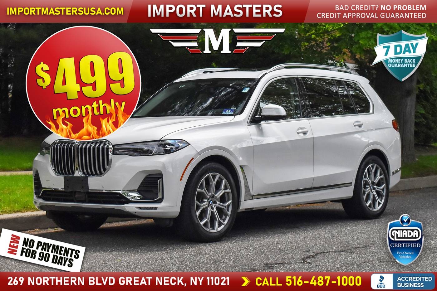 2019 BMW X7 40i — SUV — 50,318 mi — Great Neck, NY