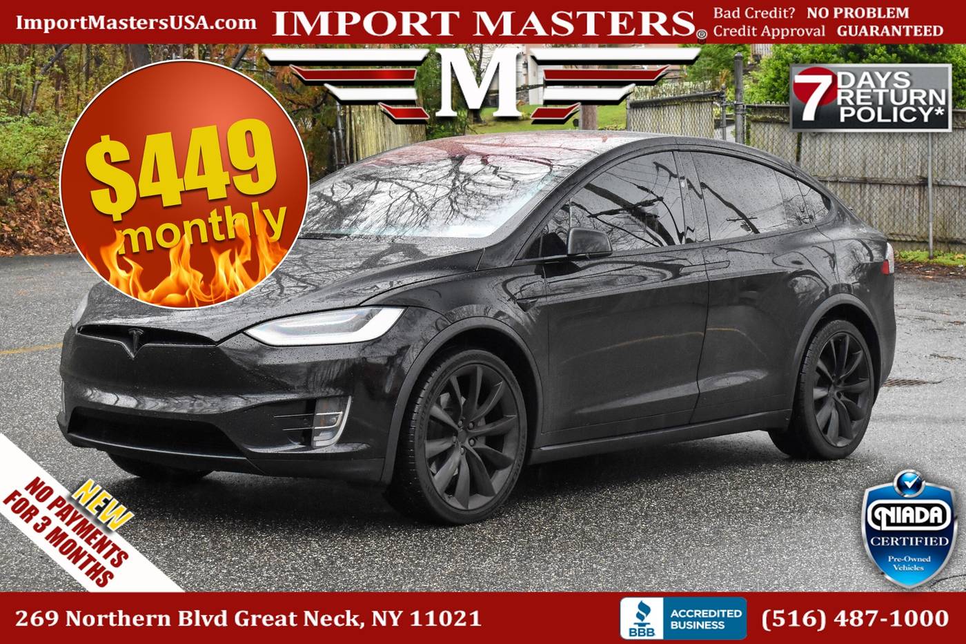 2020 Tesla Model X Long Range — SUV — 51,244 mi — Great Neck, NY